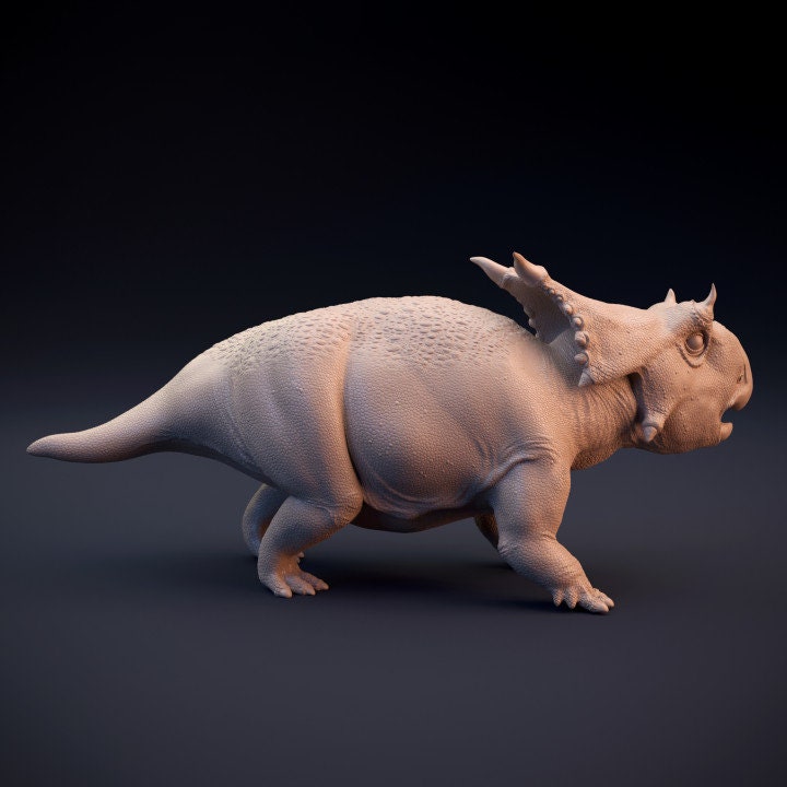 Juvenile Diabloceratops - dinosaur baby- Dino and Dog Miniatures