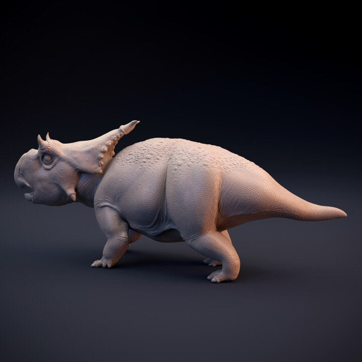 Juvenile Diabloceratops - dinosaur baby- Dino and Dog Miniatures
