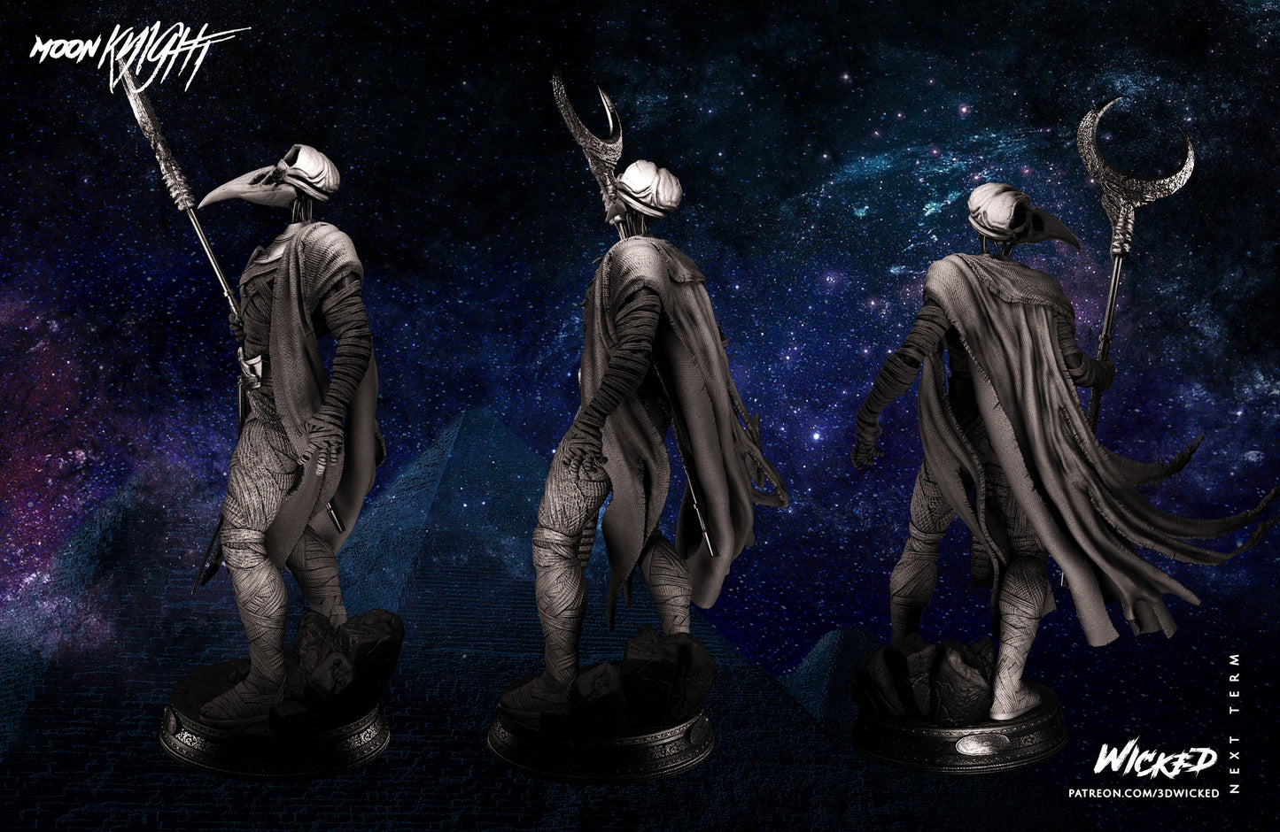 Khonshu - UNPAINTED FAN ART - Wicked 3d prints
