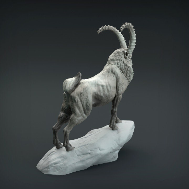 Siberian Ibex - UNPAINTED - Animal Den Miniatures