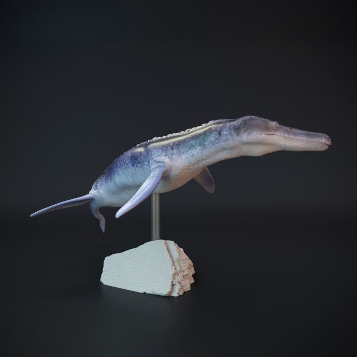 Kronosaurus swimming - UNPAINTED - Dino and Dog Miniatures