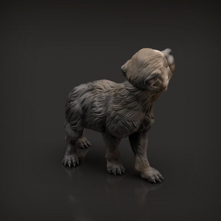 Wolf Pup - UNPAINTED - Animal Den Miniatures