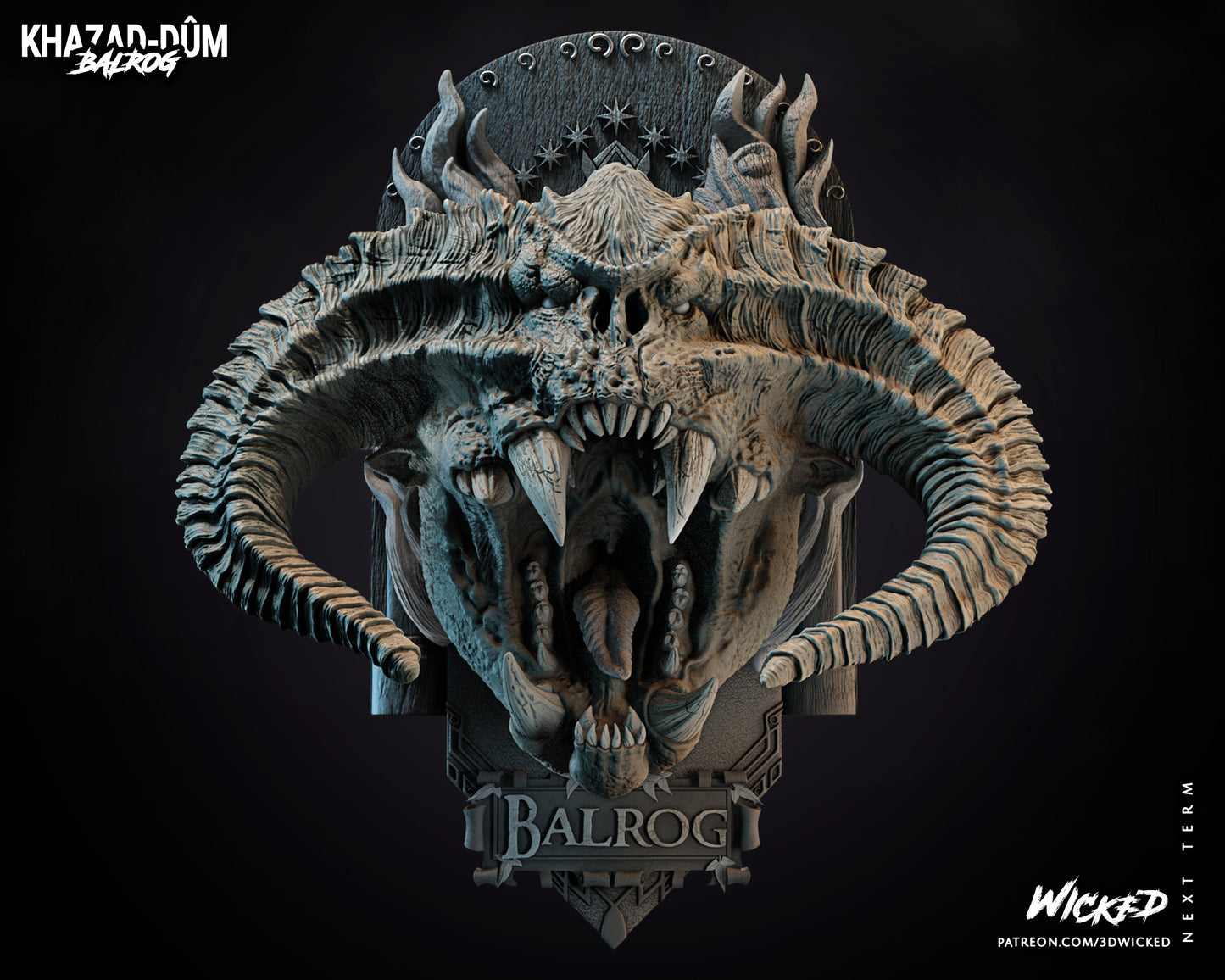 Balrog Bust - Wicked 3D Prints