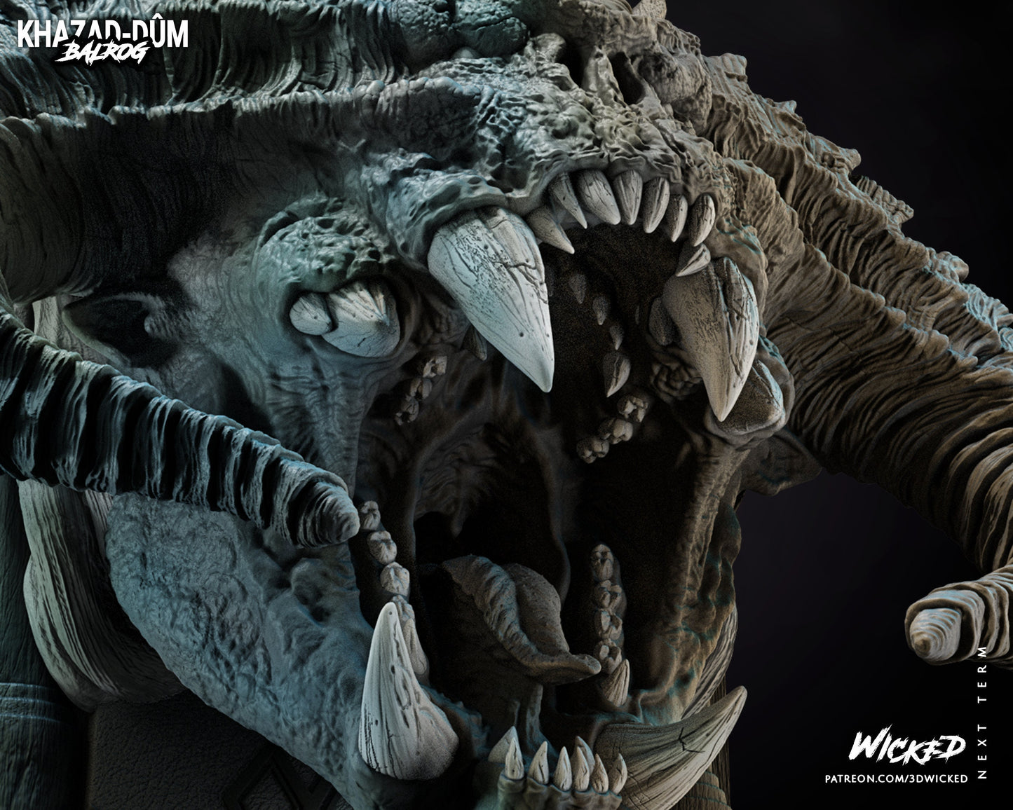 Balrog Bust - Wicked 3D Prints