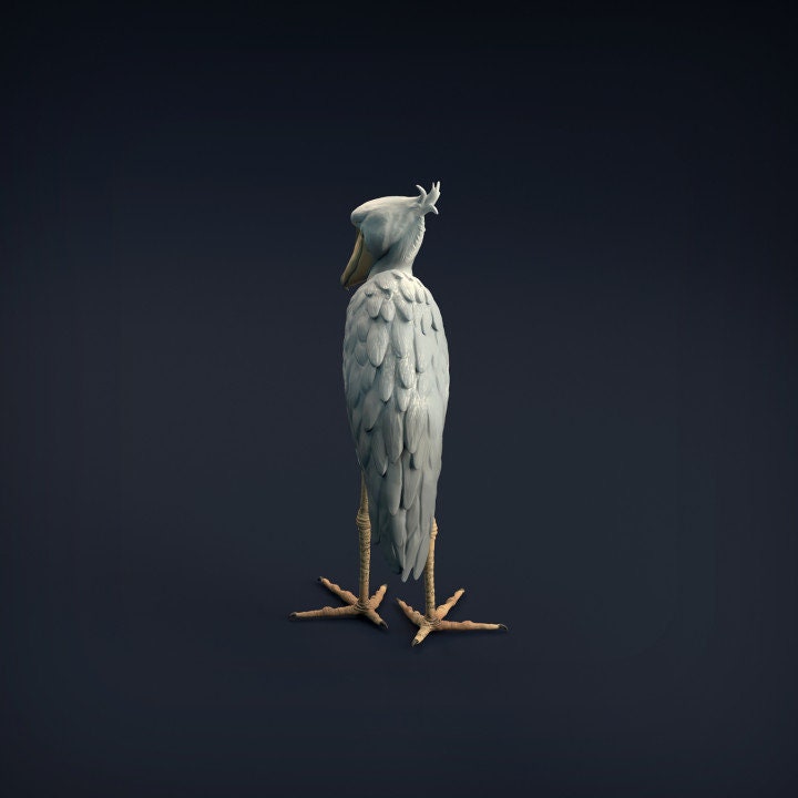 Shoebill - UNPAINTED 3D resin print/figure - Animal Den Miniatures