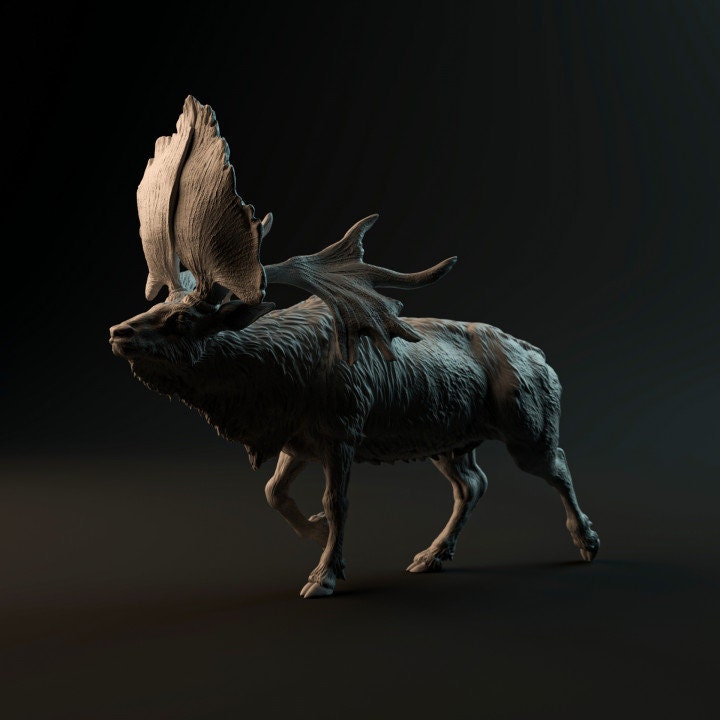 Sinomegaceros Pachyosteus - UNPAINTED - Dino and Dog Miniatures