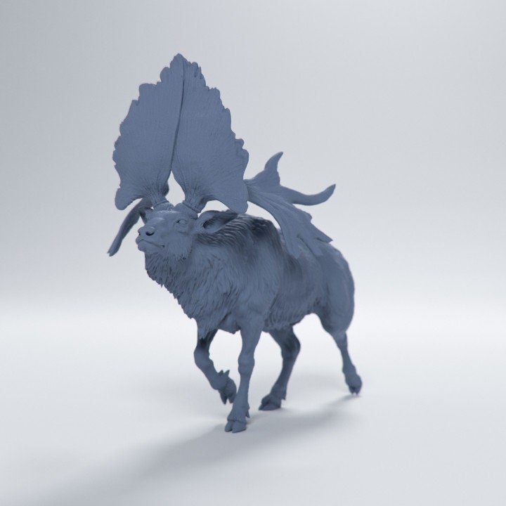 Sinomegaceros Pachyosteus - UNPAINTED - Dino and Dog Miniatures