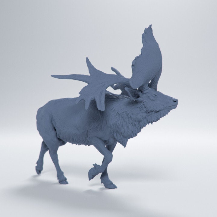 Sinomegaceros Pachyosteus - UNPAINTED - Dino and Dog Miniatures