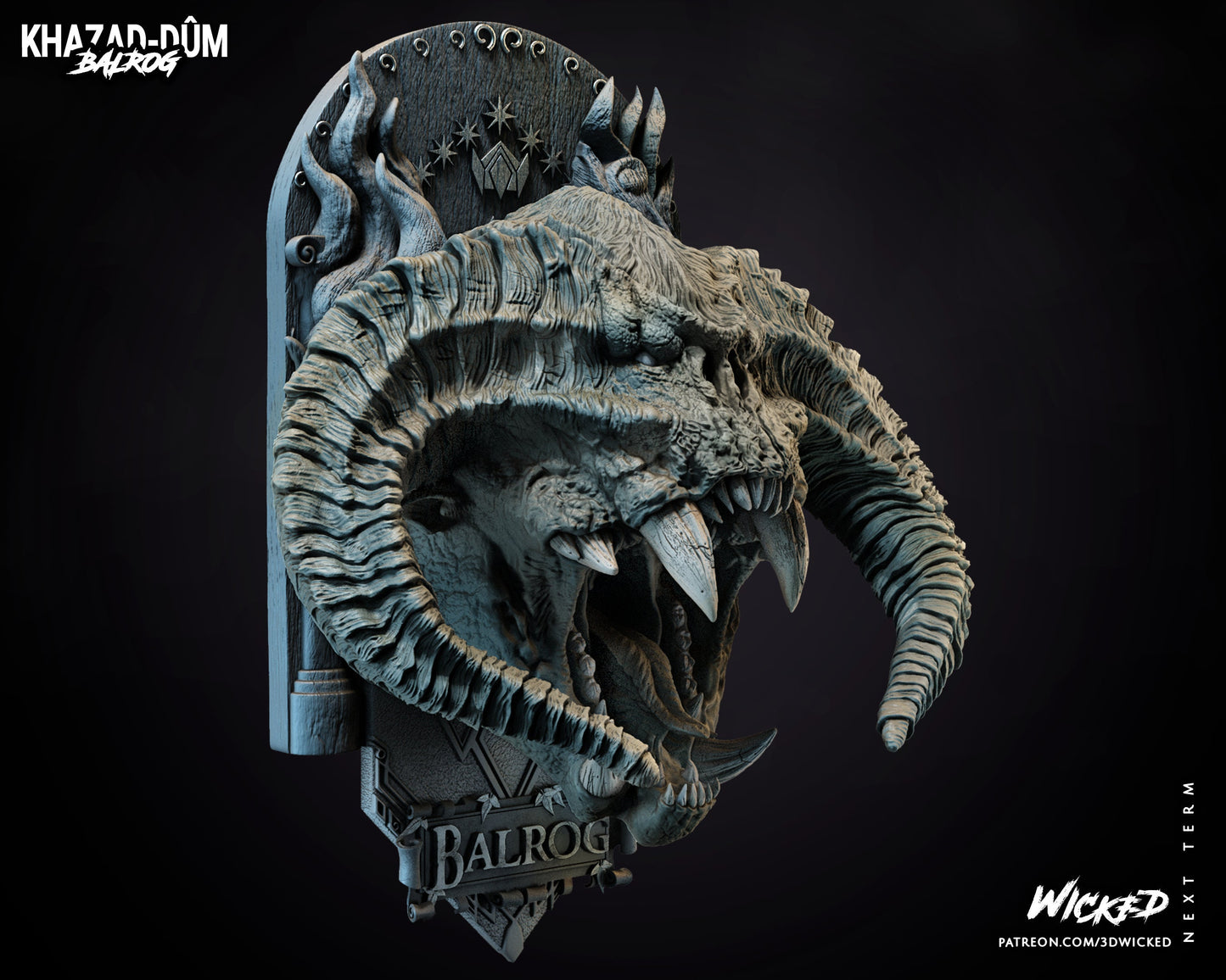 Balrog Bust - Wicked 3D Prints
