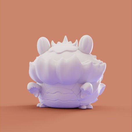 Crabii - UNPAINTED - Grumpii Art Toy