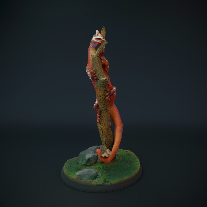 Drepanosarus - UNPAINTED - Dino and Dog Miniatures