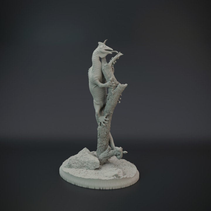 Drepanosarus - UNPAINTED - Dino and Dog Miniatures