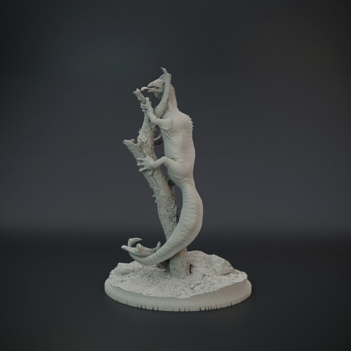 Drepanosarus - UNPAINTED - Dino and Dog Miniatures