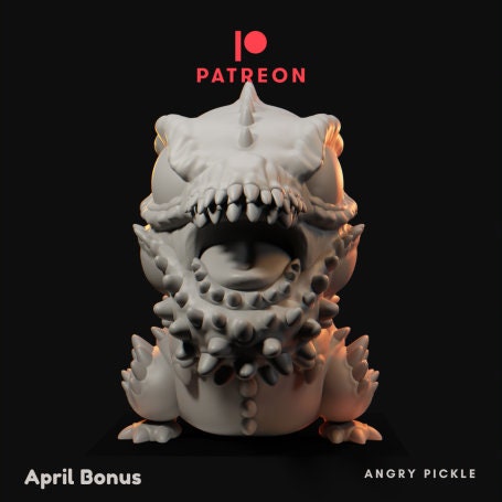 Angry Pickle - UNPAINTED - Grumpii Art Toy