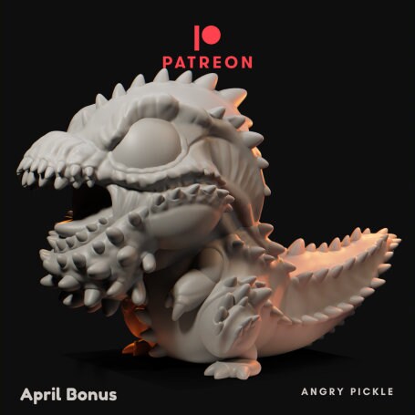 Angry Pickle - UNPAINTED - Grumpii Art Toy