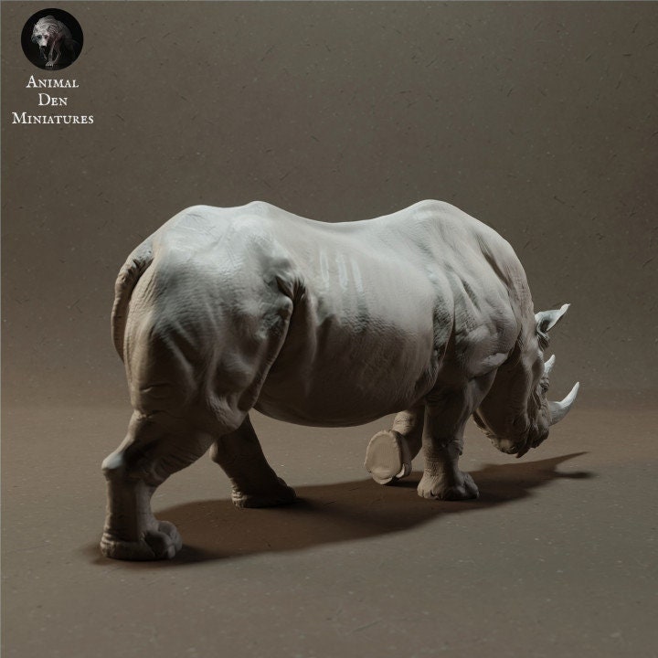 Black Rhino - Animal Den Miniatures