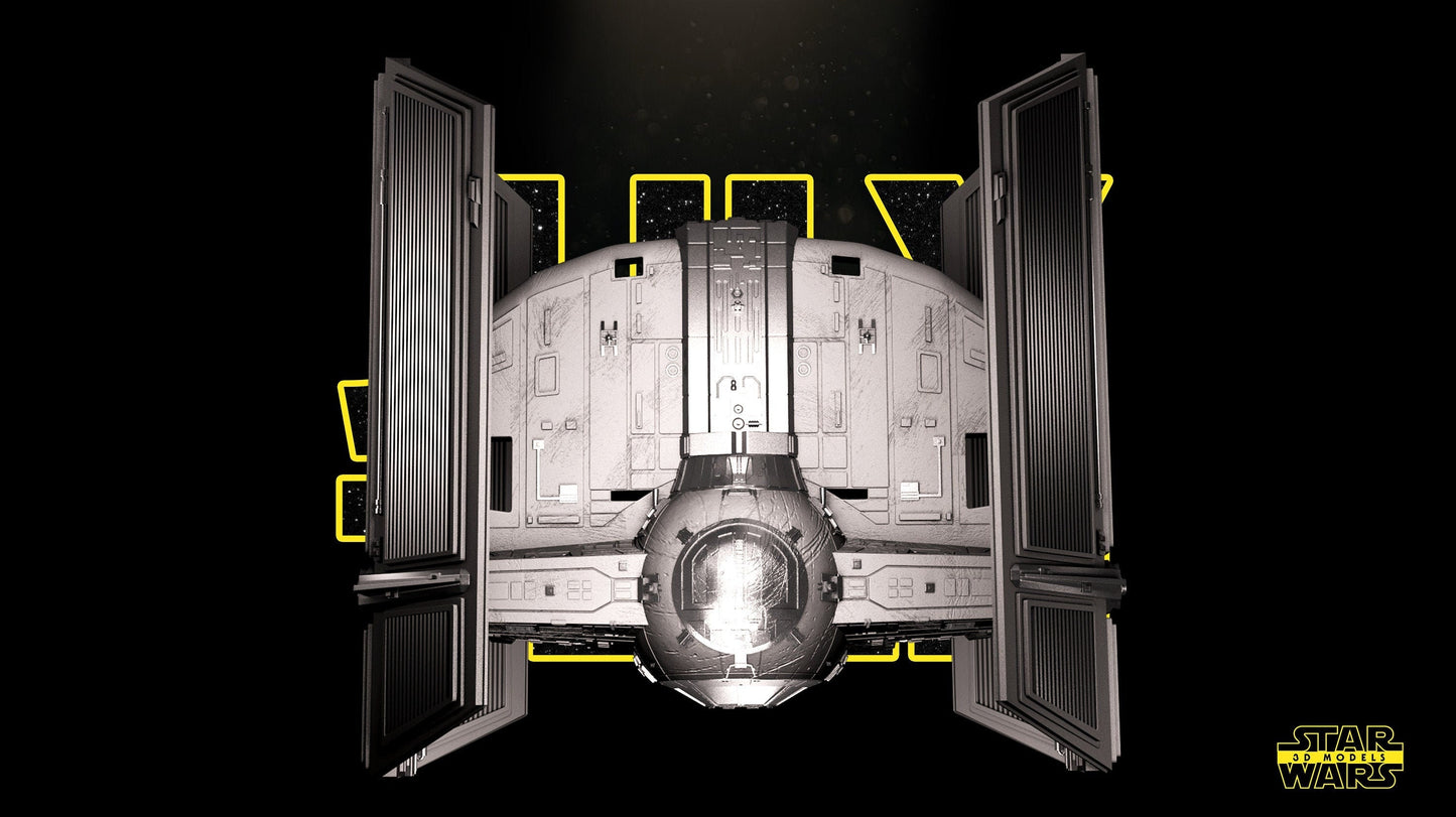 Tie Advanced X1 - Star Wars 3D Models