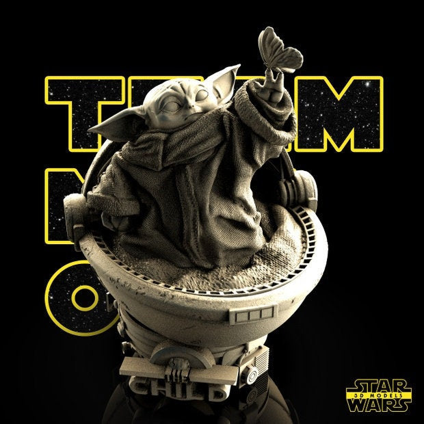 Grogu - Star Wars 3D