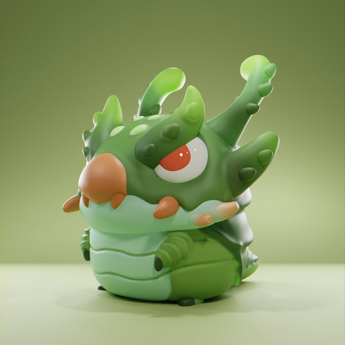 Dragonworm - UNPAINTED - Grumpii Art Toy