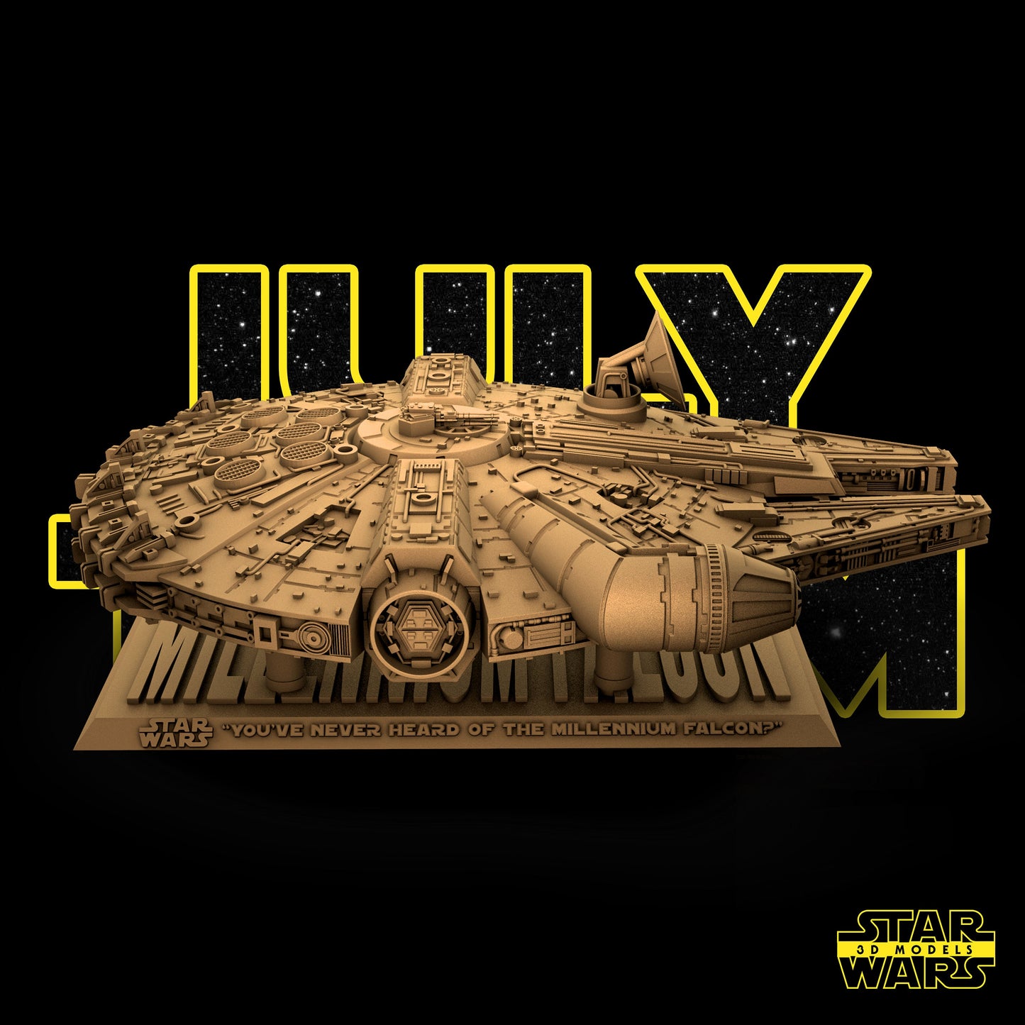 Millennium Falcon - Star Wars 3D Models