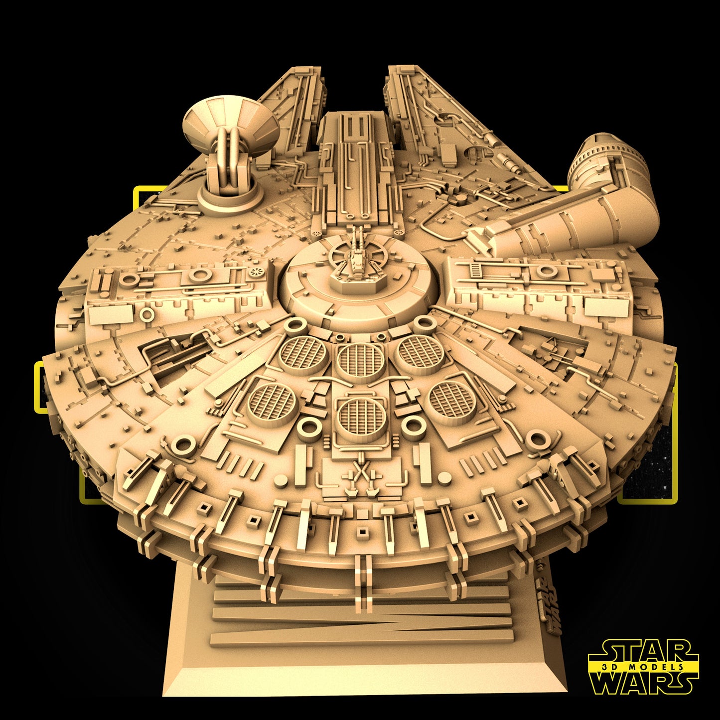 Millennium Falcon - Star Wars 3D Models