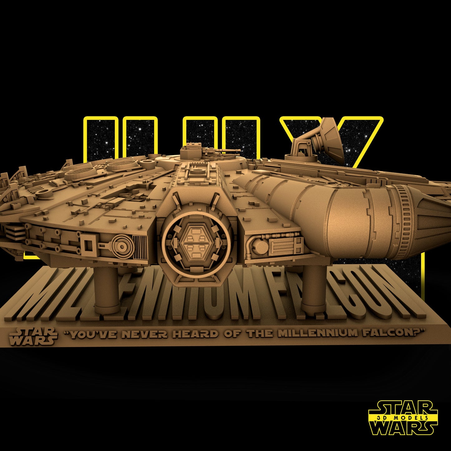Millennium Falcon - Star Wars 3D Models