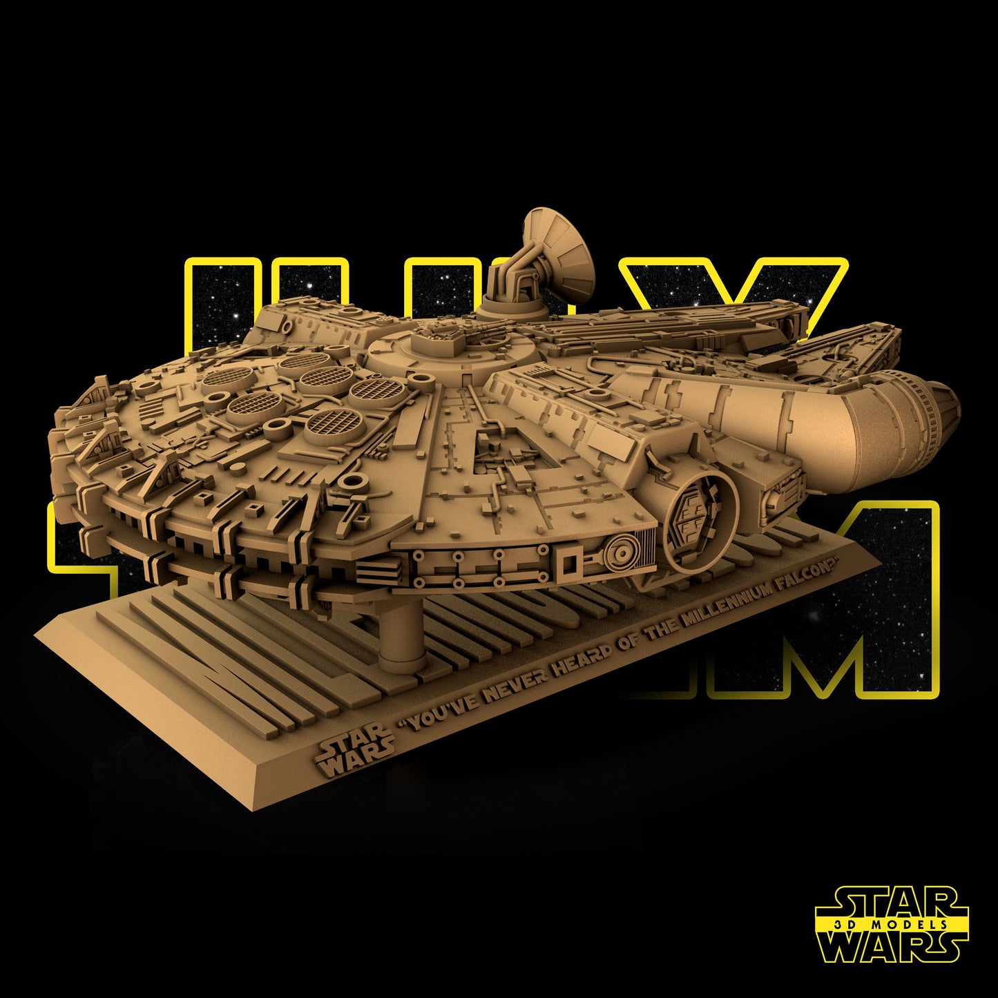 Millennium Falcon - Star Wars 3D Models