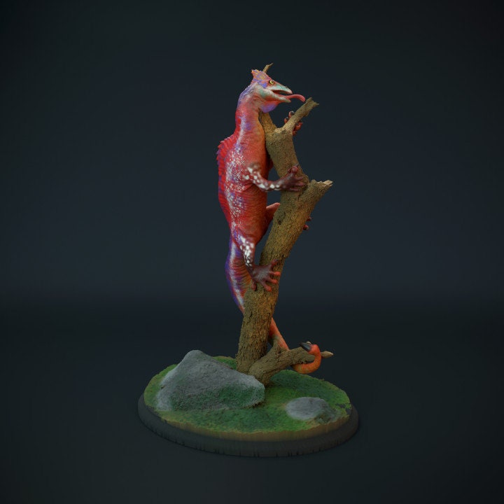 Drepanosarus - UNPAINTED - Dino and Dog Miniatures