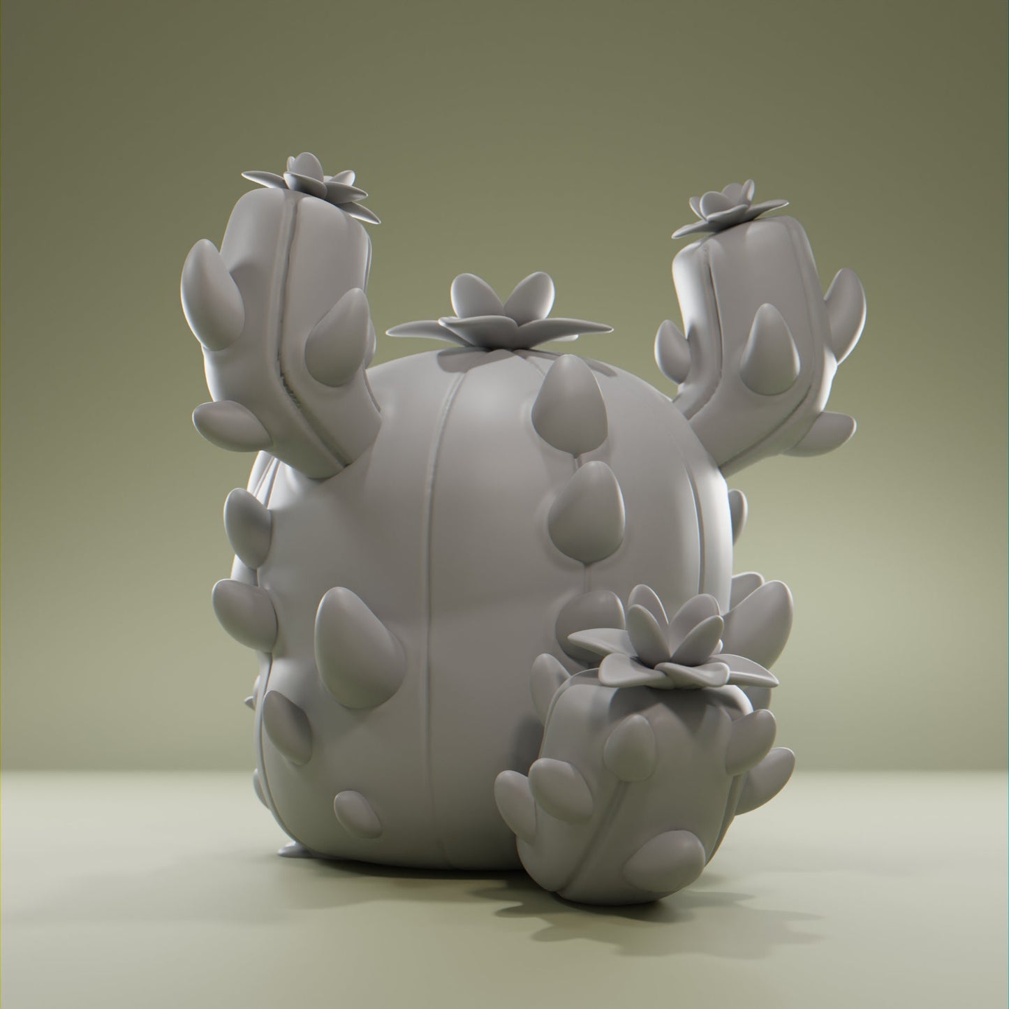 Cactii - UNPAINTED - Grumpii Art Toy