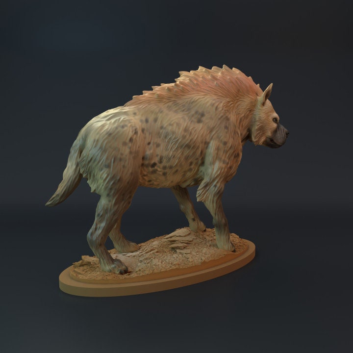 Dinocrocuta - UNPAINTED - Dino and Dog Miniatures