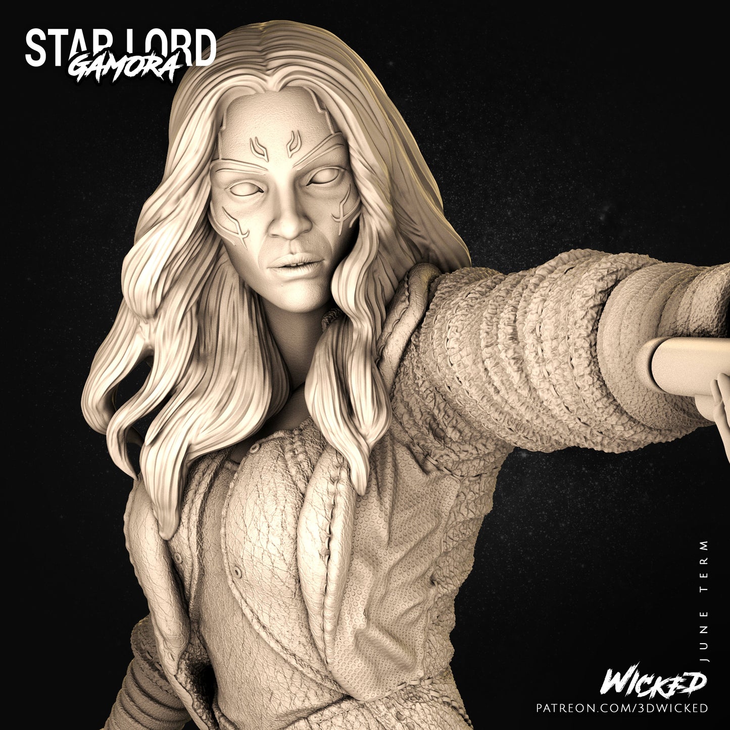 Gamora - Wicked 3D Models