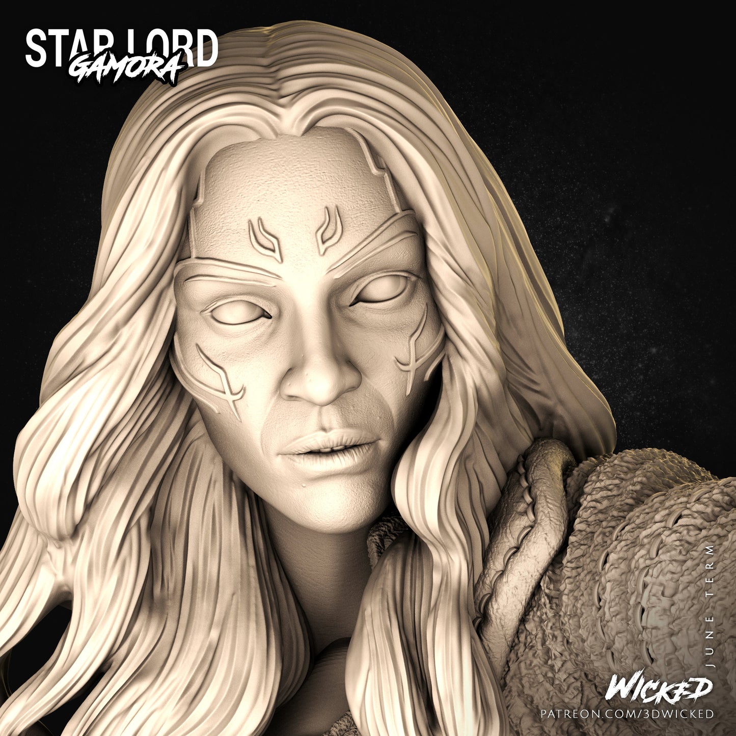 Gamora - Wicked 3D Models