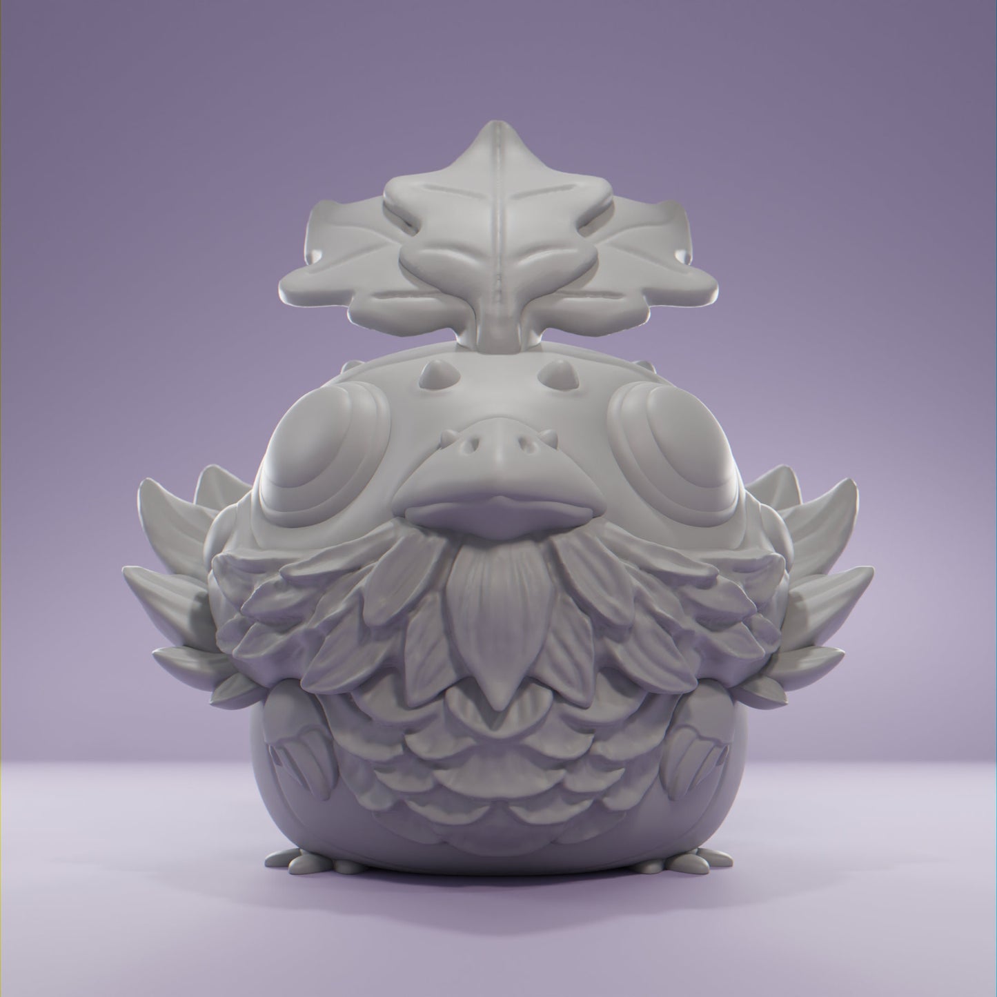 Leafy Bird - UNPAINTED - Grumpii Art Toy