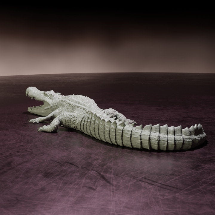 Deinosuchus - Dino and Dog Miniatures