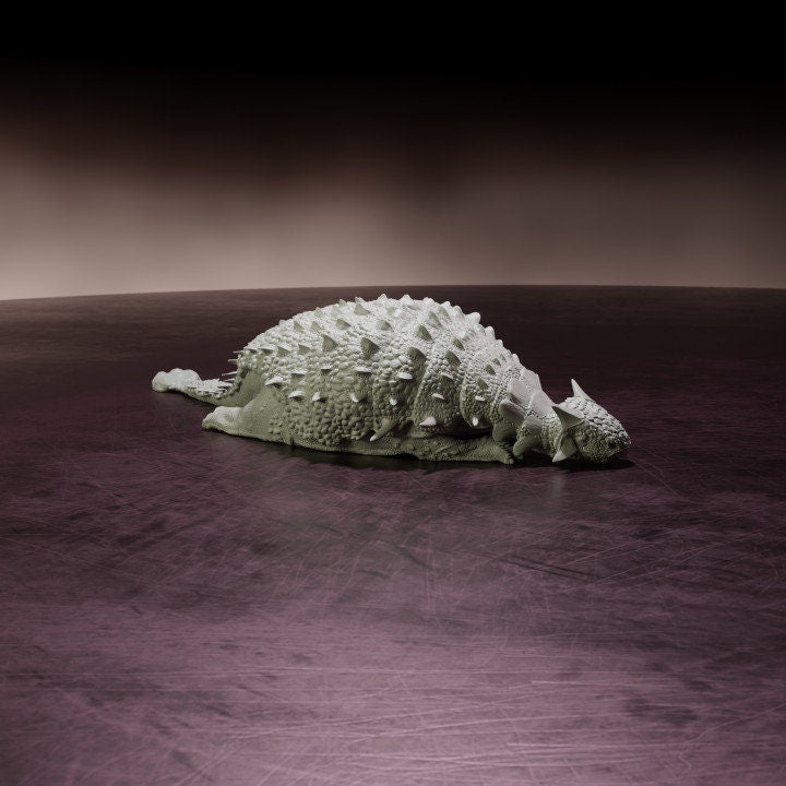 Ankylosaurs sleeping - Dino and Dog Miniatures