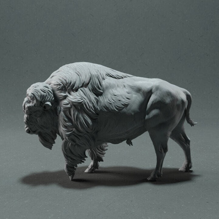 Bison - Animal Den Miniatures