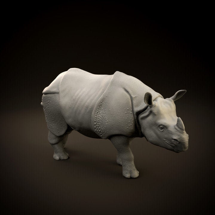 Rhino - Dino and Dog Miniatures