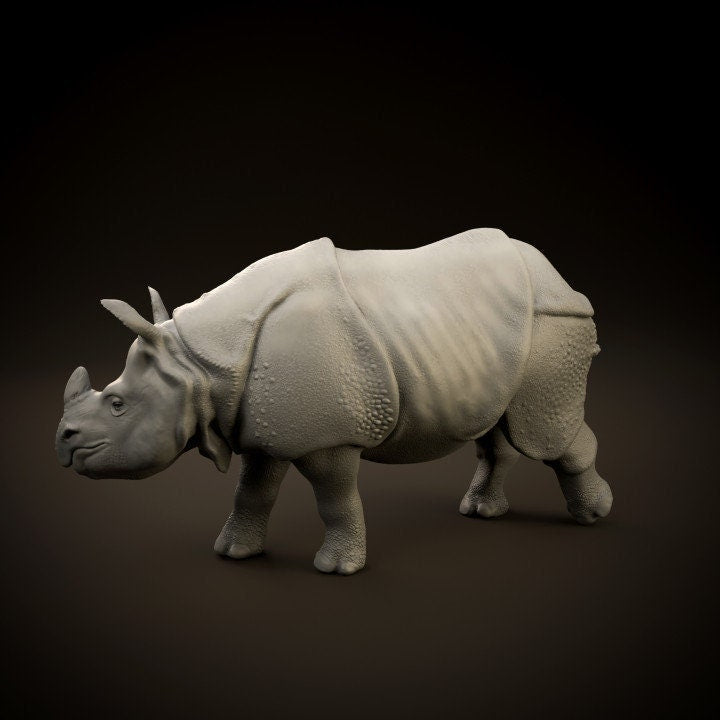 Rhino - Dino and Dog Miniatures