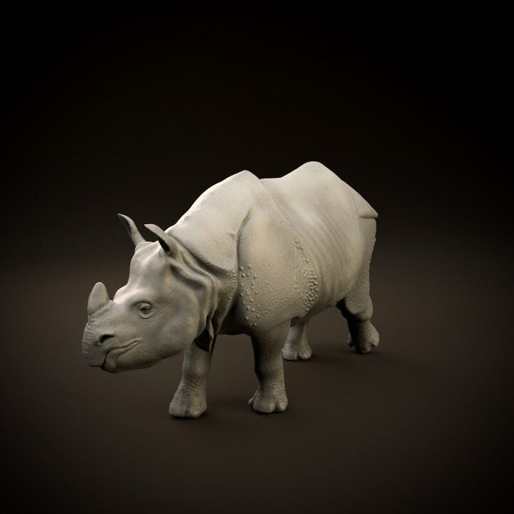 Rhino - Dino and Dog Miniatures