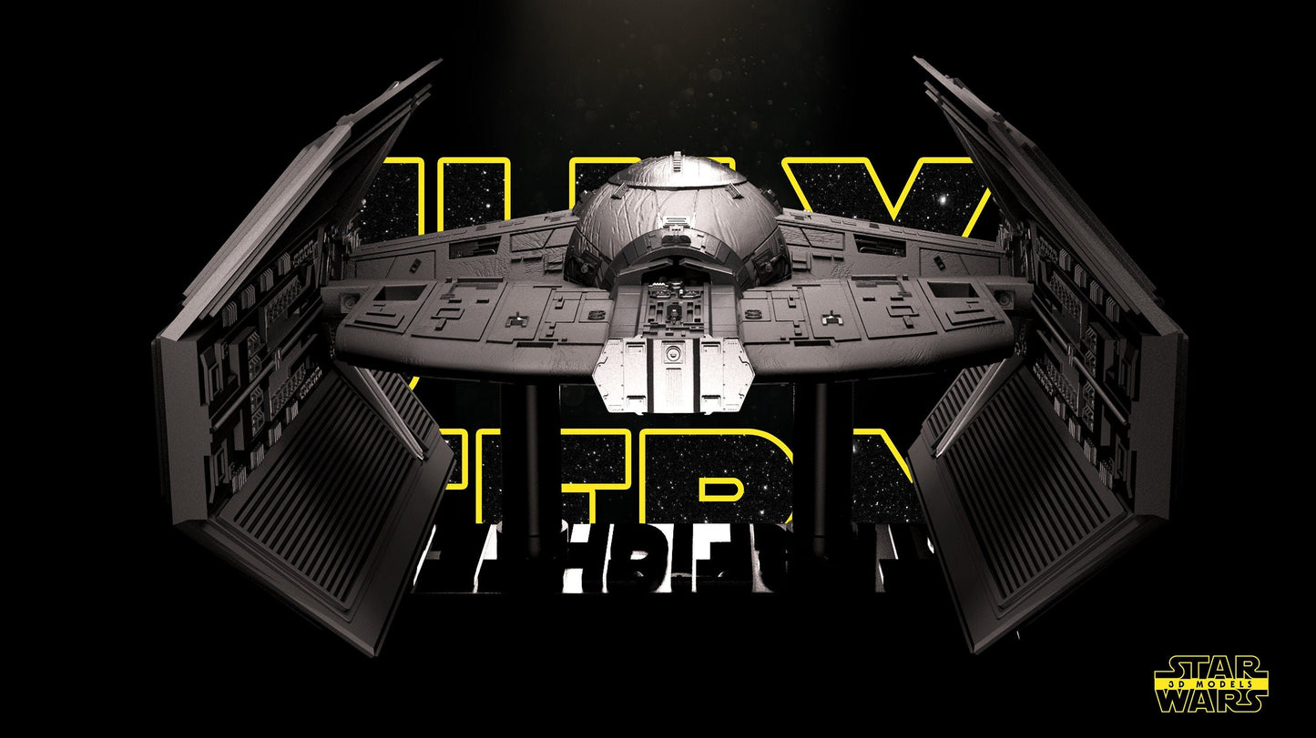 Tie Advanced X1 - Star Wars 3D Models