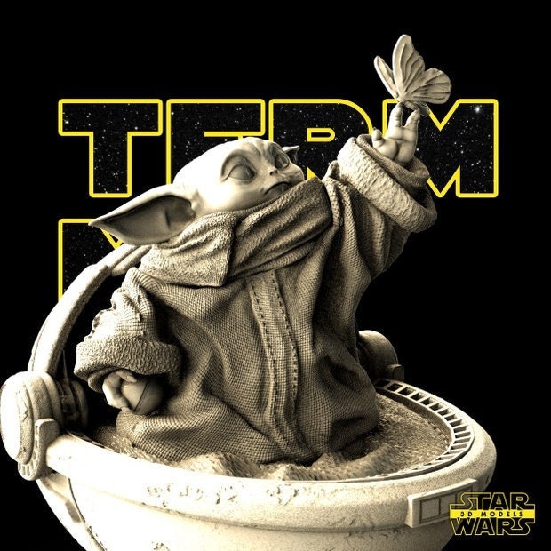Grogu - Star Wars 3D
