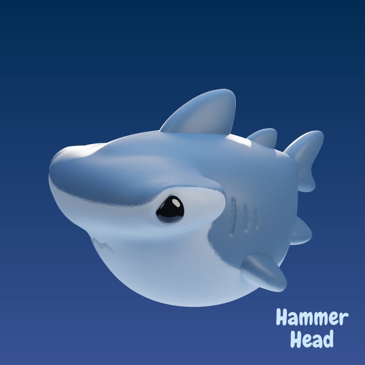 Hammer Head - UNPAINTED - Grumpii Art Toy