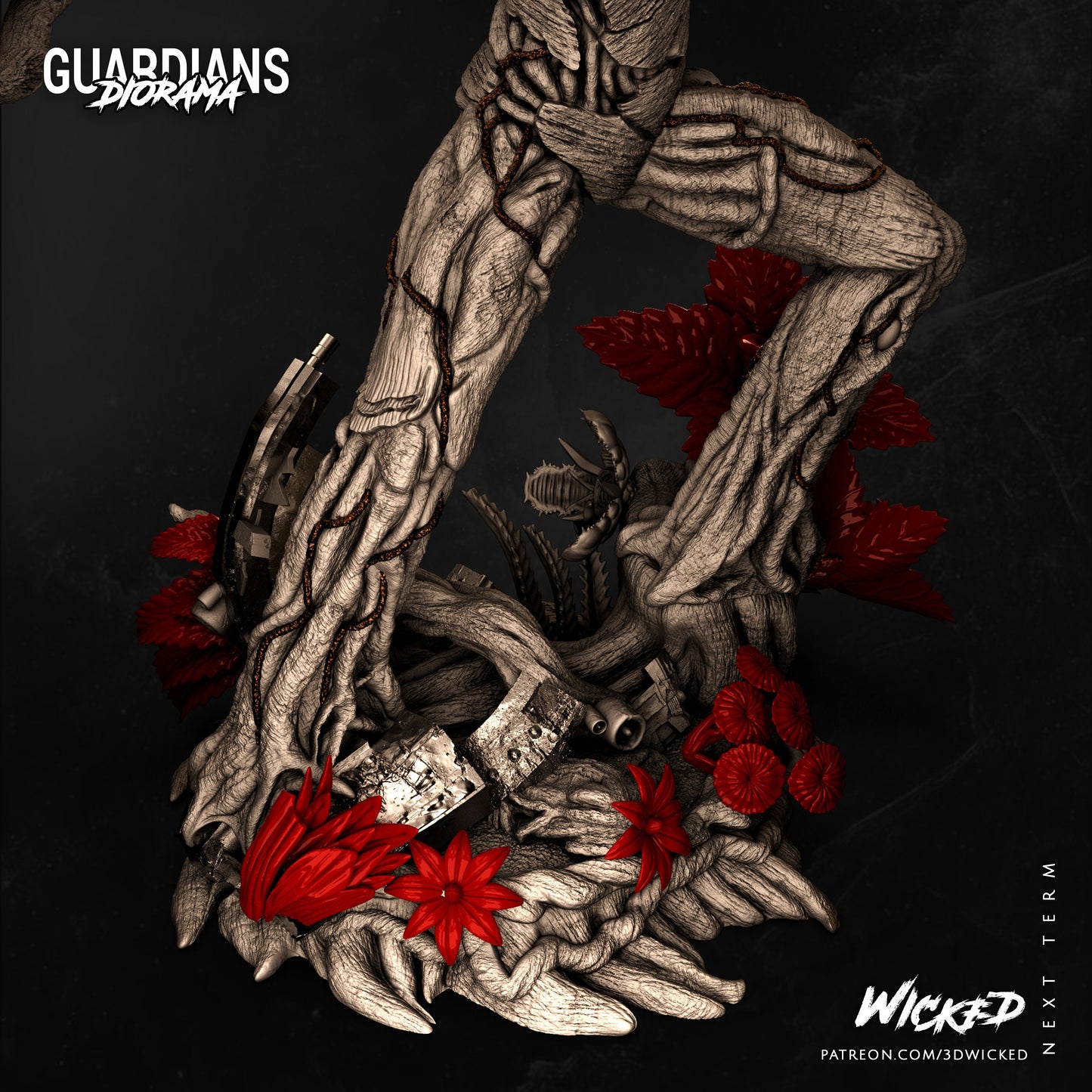 Groot - Wicked 3D Models