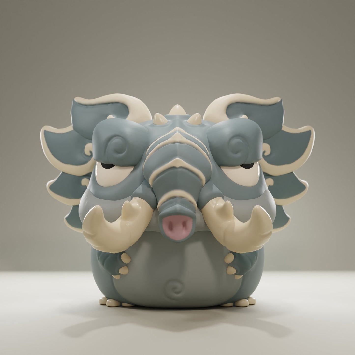 Elephant - UNPAINTED - Grumpii Art Toy