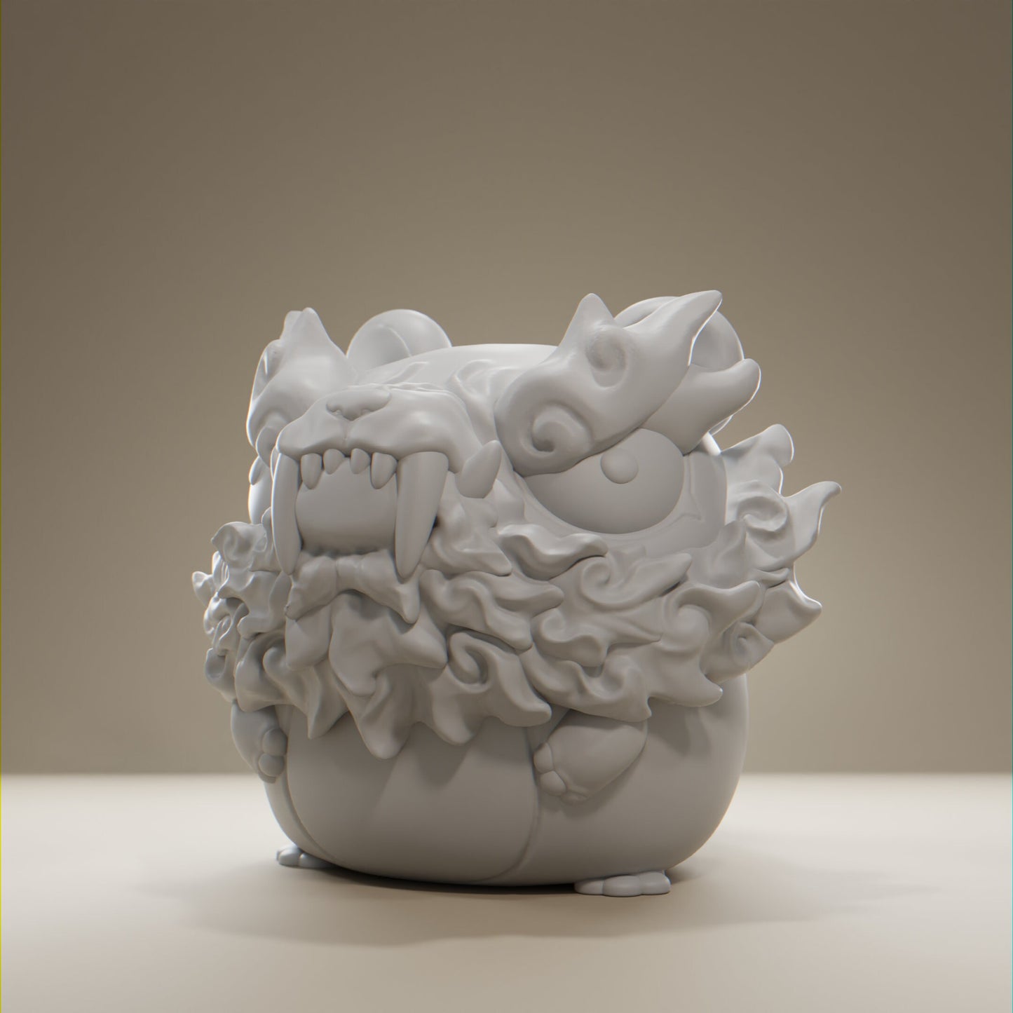 Tiger - UNPAINTED - Grumpii Art Toy