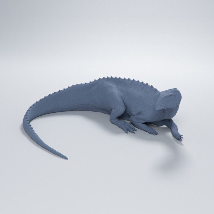 Tenontosaurus resting - Dino and Dog Miniatures