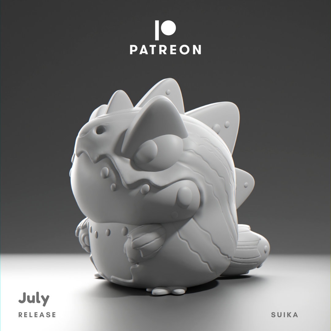 Suika - UNPAINTED - Grumpii Art Toy