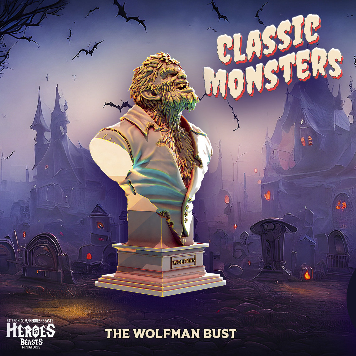 Wolfman - Classic Monster Collection - Heroes and Beasts