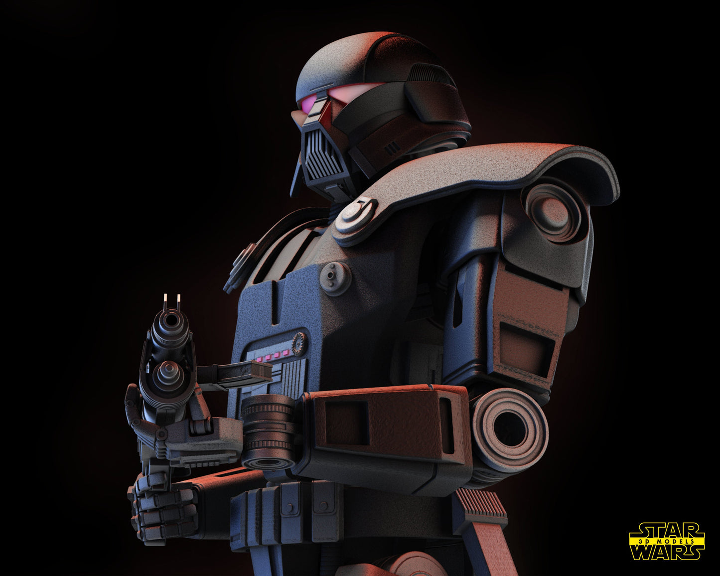 Dark Trooper - Star Wars 3D Models