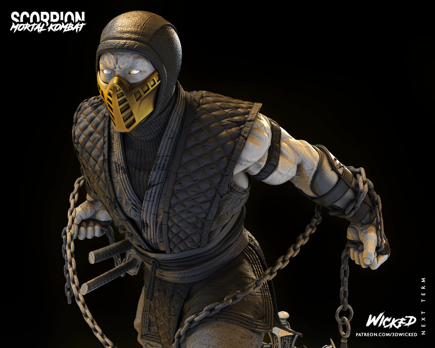 Scorpion - UNPAINTED - Wicked 3d Prints